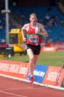 Andy Vernon wins the 5000 metres at the Sainsbury's British Championships, Birmingham.